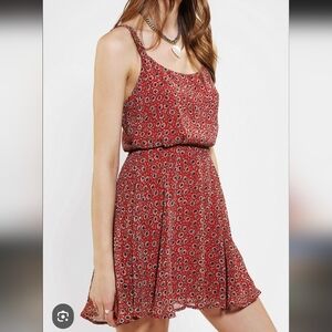 Lucca Couture Red Floral Dress